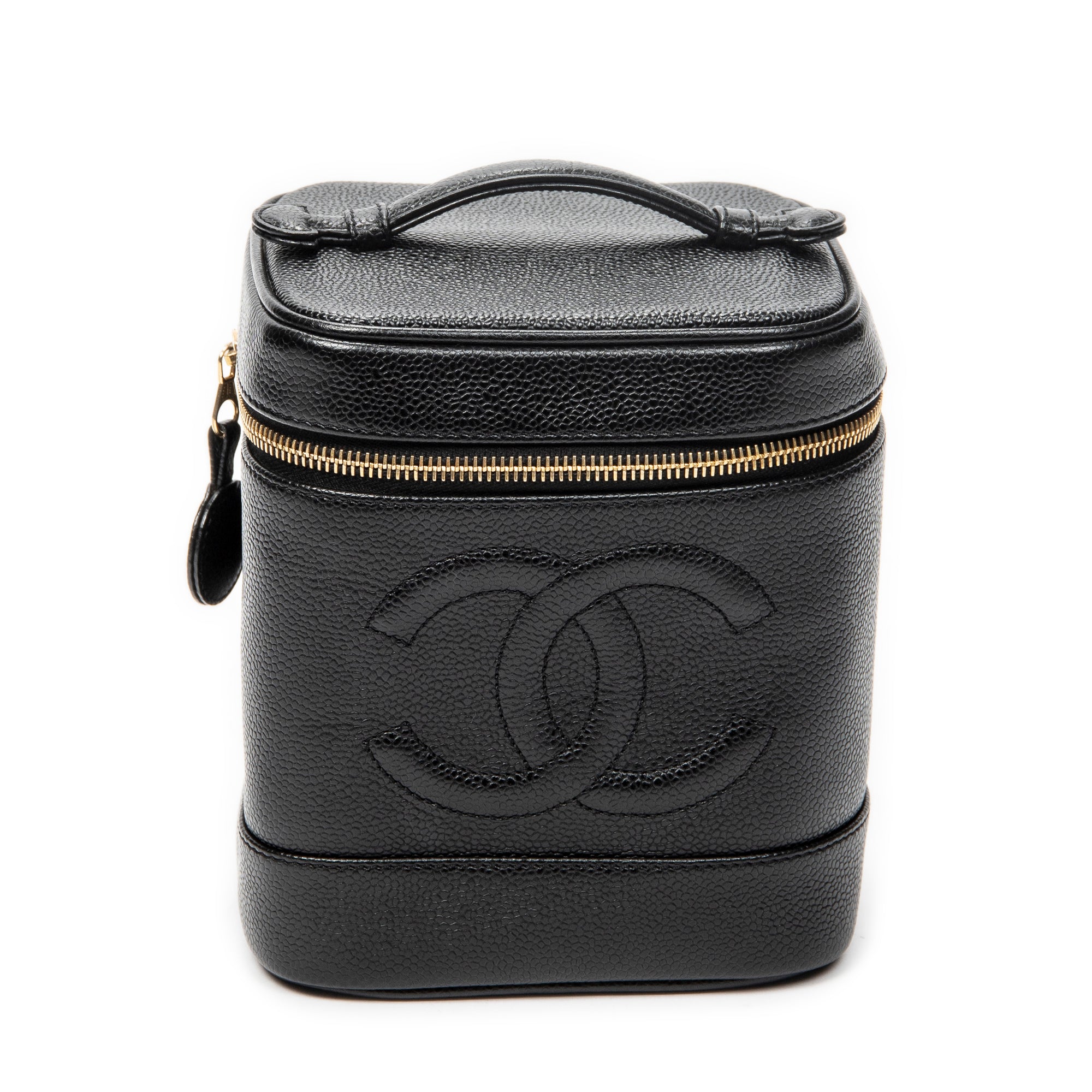 Shoulder Bag Timeless Tall Vanity Case Black Caviar Leather
