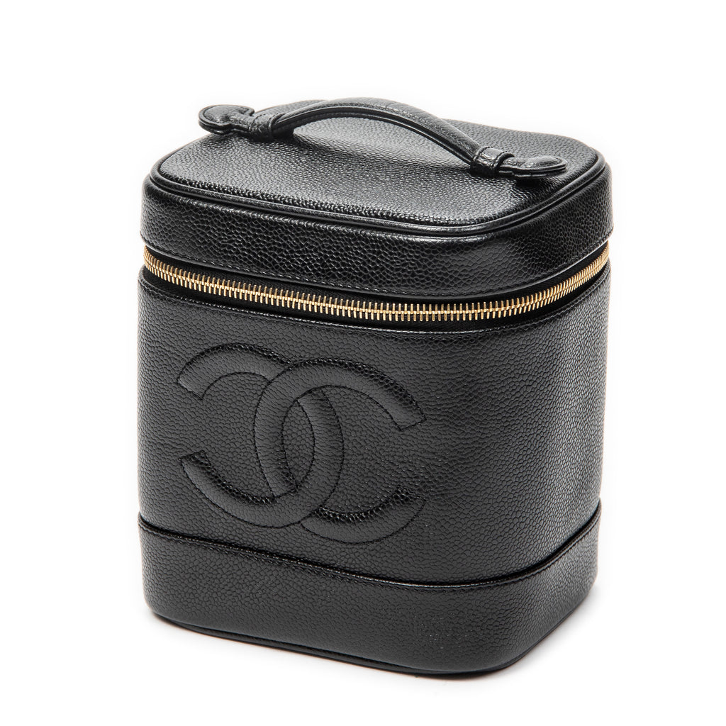 Shoulder Bag Timeless Tall Vanity Case Black Caviar Leather