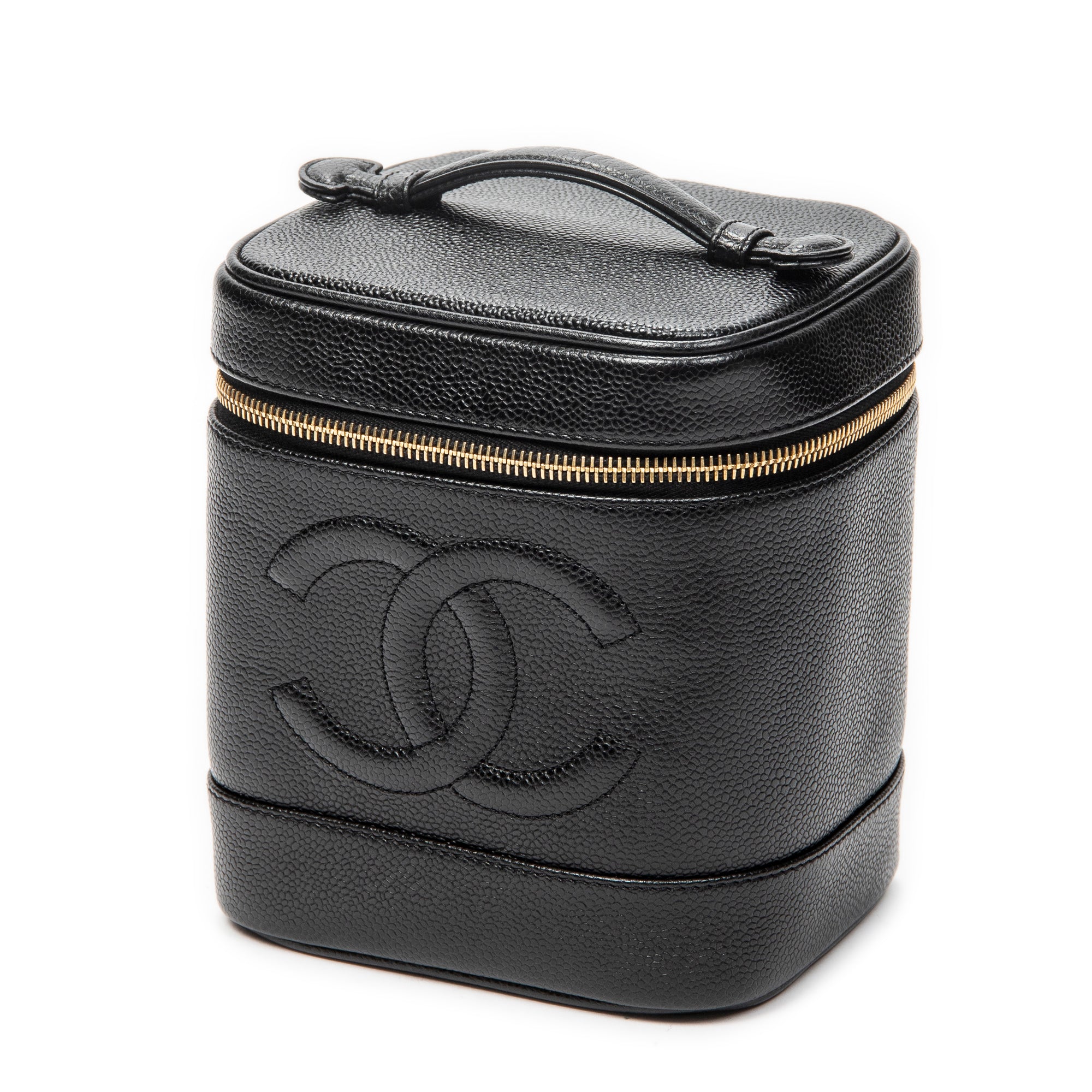Shoulder Bag Timeless Tall Vanity Case Black Caviar Leather