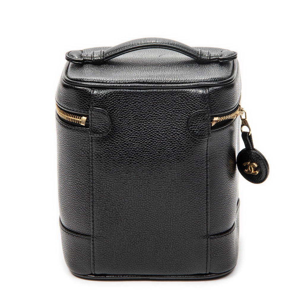 Shoulder Bag Timeless Tall Vanity Case Black Caviar Leather
