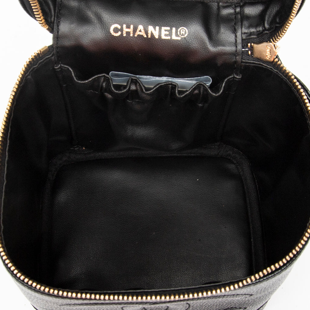 Shoulder Bag Timeless Tall Vanity Case Black Caviar Leather