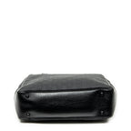 Shoulder Bag Bamboo Tote Black Monogrammed Canvas