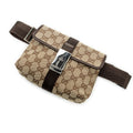 Waist Bag Mini Pushlock Waist Bag Brown Monogrammed Canvas