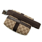 Waist Bag Mini Pushlock Waist Bag Brown Monogrammed Canvas