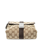 Waist Bag Mini Pushlock Waist Bag Brown Monogrammed Canvas