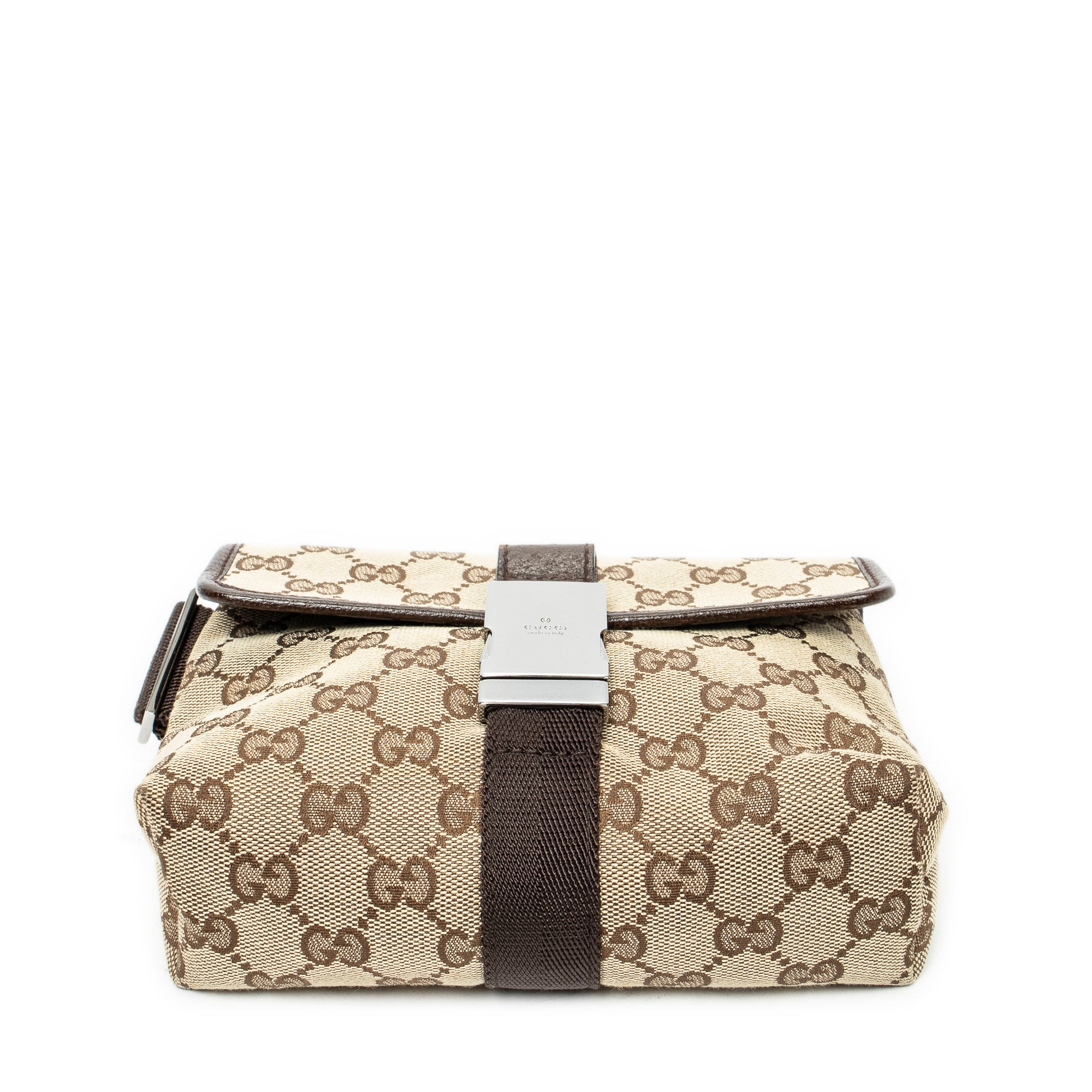 Waist Bag Mini Pushlock Waist Bag Brown Monogrammed Canvas