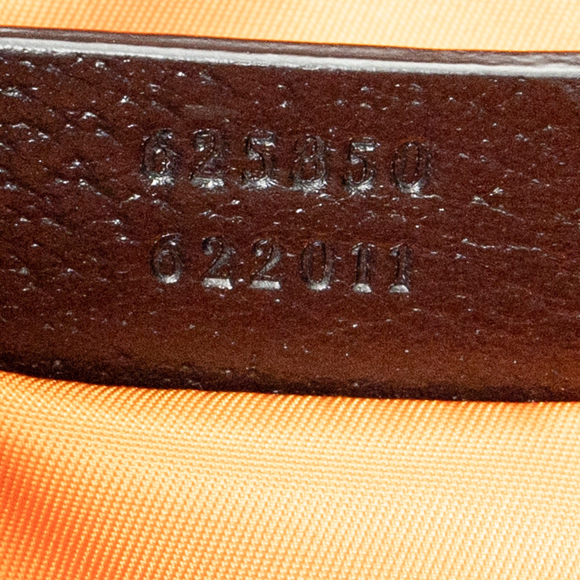 Shoulder Bag Small Messenger Crossbody Orange Monogrammed Nylon Canvas