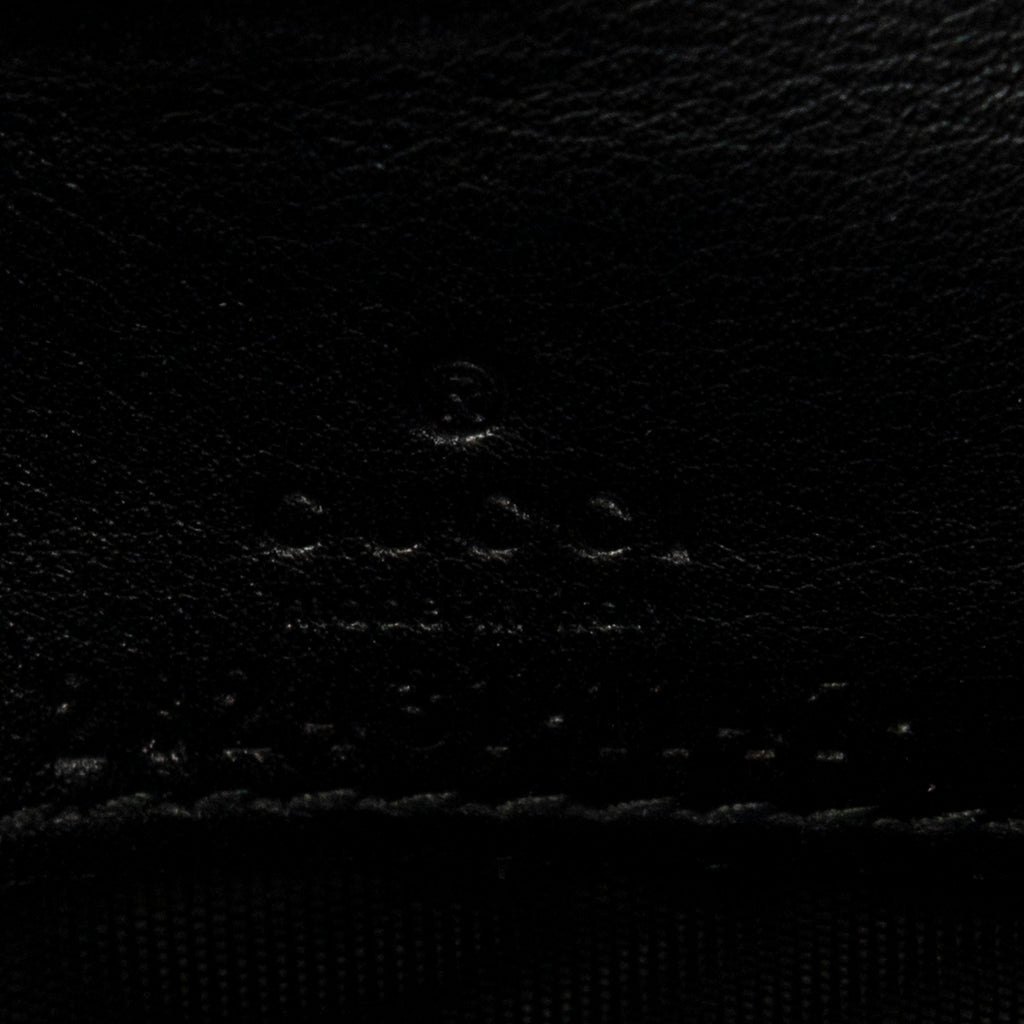Wallet Interlocking G Continental Wallet Black Guccissima Leather