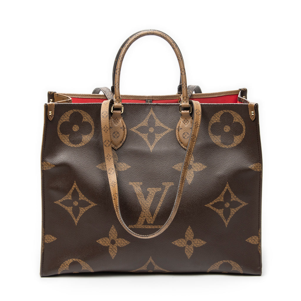 Shoulder Bag Onthego GM Brown Monogram Giant Reverse