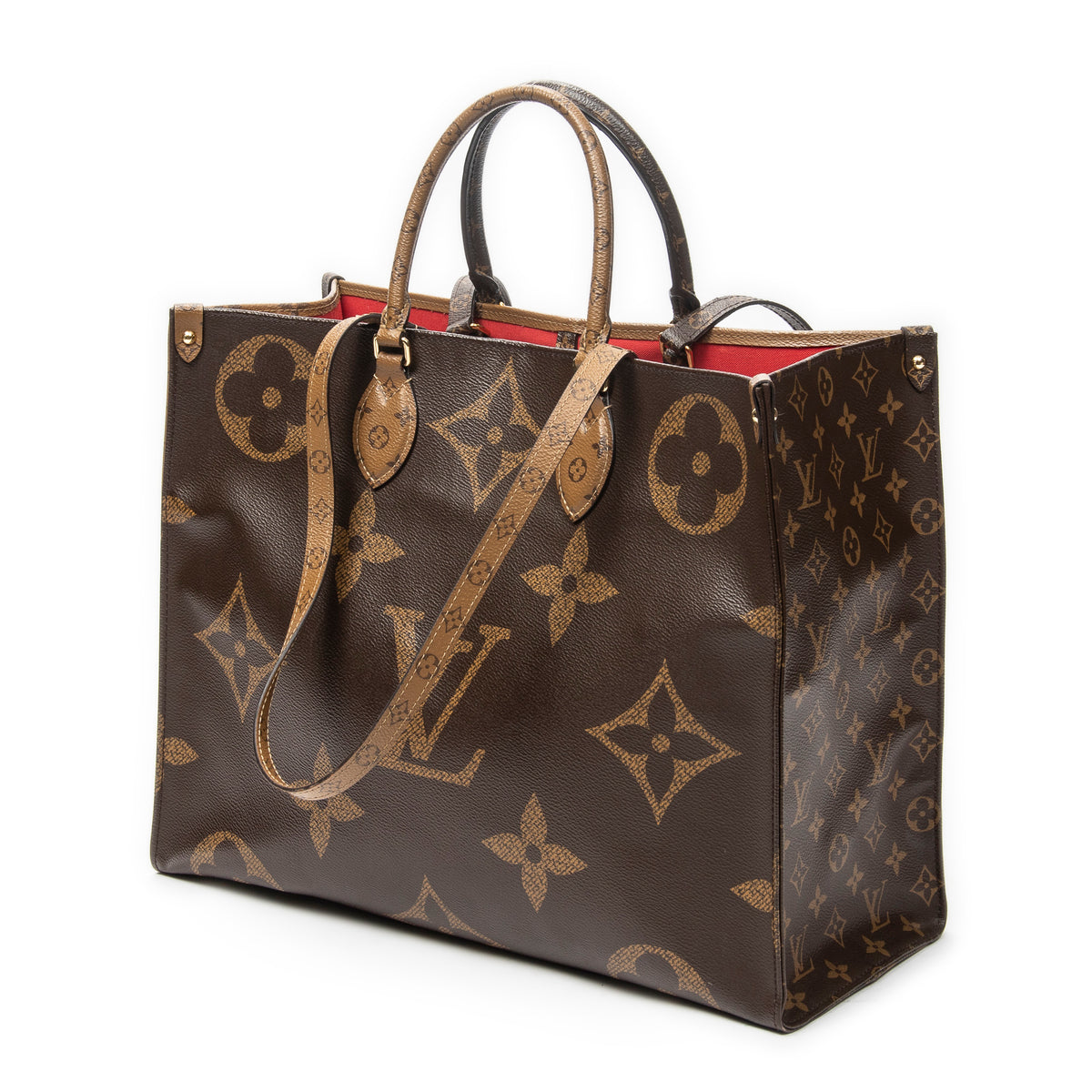 Shoulder Bag Onthego GM Brown Monogram Giant Reverse