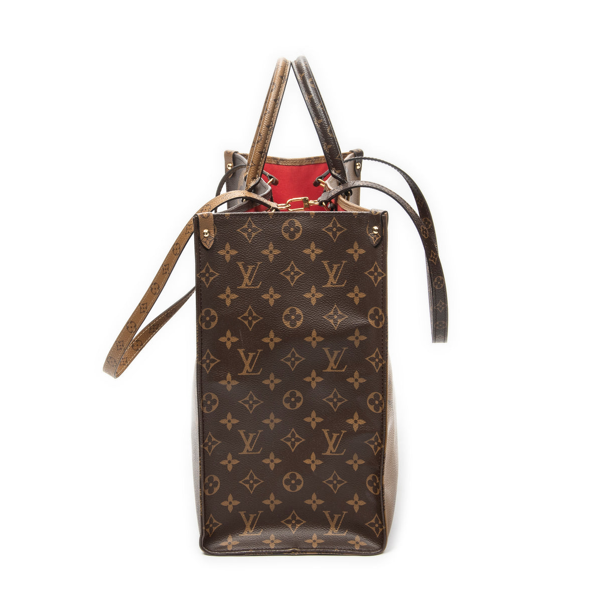 Shoulder Bag Onthego GM Brown Monogram Giant Reverse