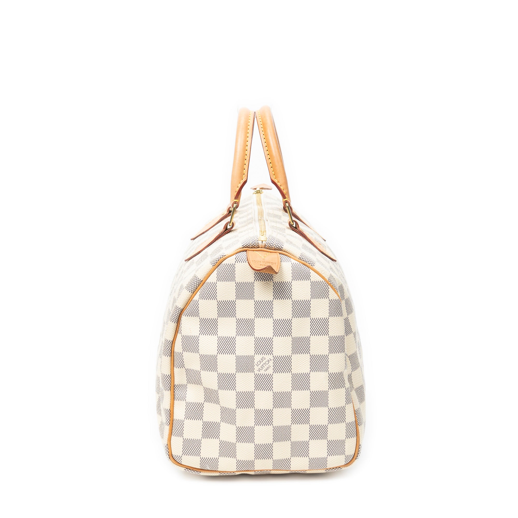Handbag Speedy 30 Ivory Damier Azur