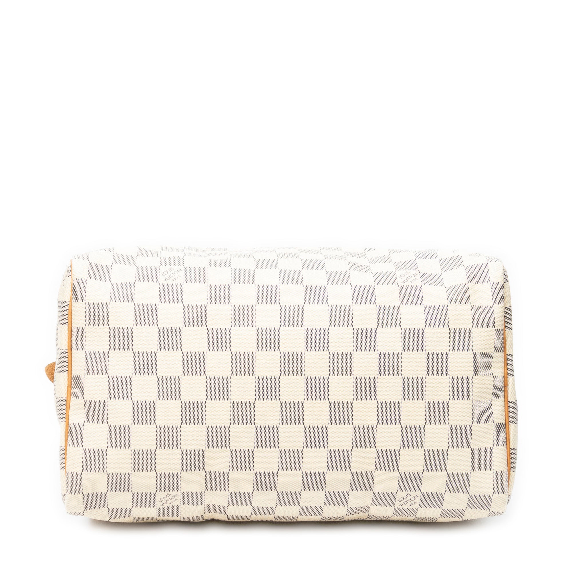 Handbag Speedy 30 Ivory Damier Azur