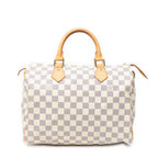 Handbag Speedy 30 Ivory Damier Azur