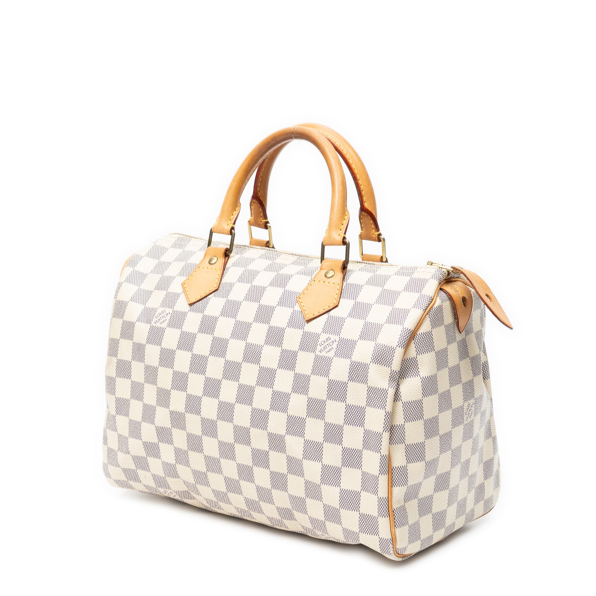 Handbag Speedy 30 Ivory Damier Azur