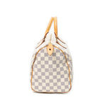 Handbag Speedy 30 Ivory Damier Azur