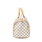 Handbag Speedy 30 Ivory Damier Azur
