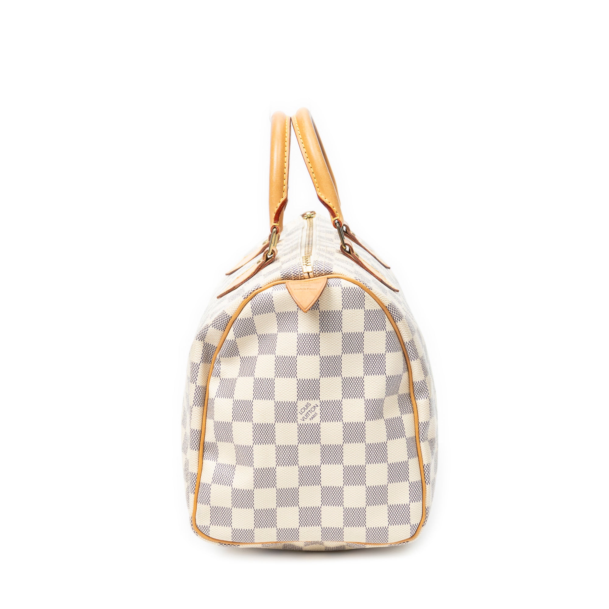 Handbag Speedy 30 Ivory Damier Azur