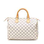 Handbag Speedy 30 Ivory Damier Azur