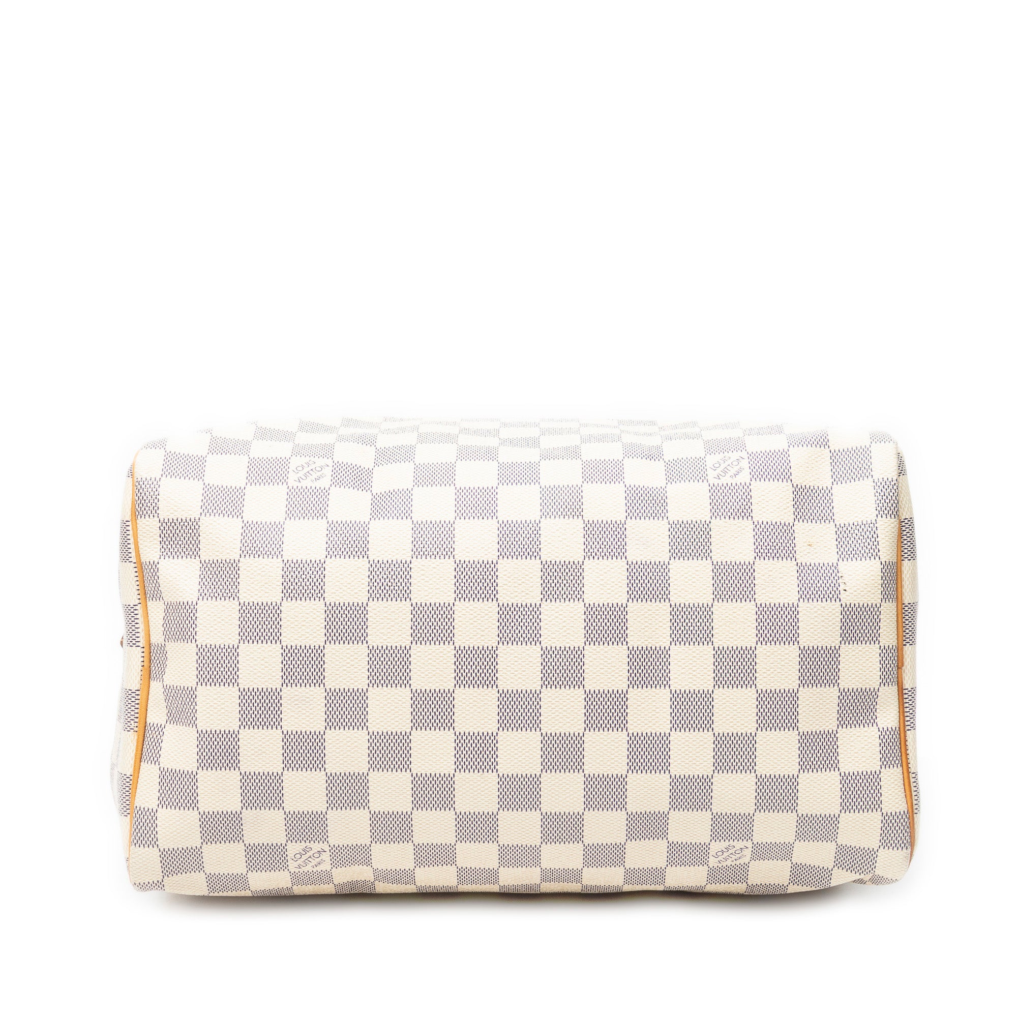 Handbag Speedy 30 Ivory Damier Azur