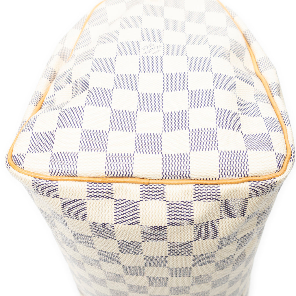 Handbag Speedy 30 Ivory Damier Azur