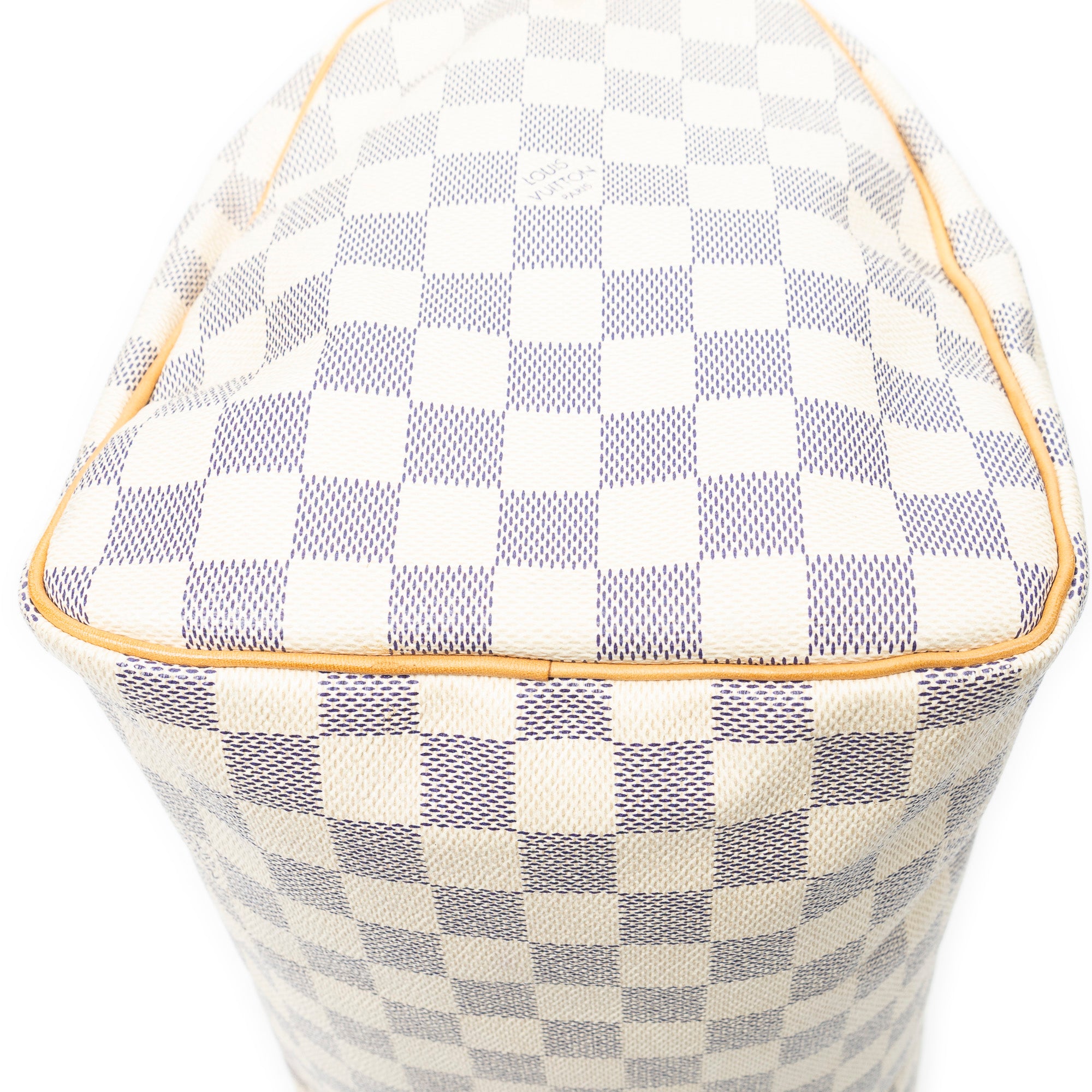 Handbag Speedy 30 Ivory Damier Azur