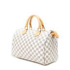 Handbag Speedy 30 Ivory Damier Azur