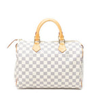 Handbag Speedy 30 Ivory Damier Azur