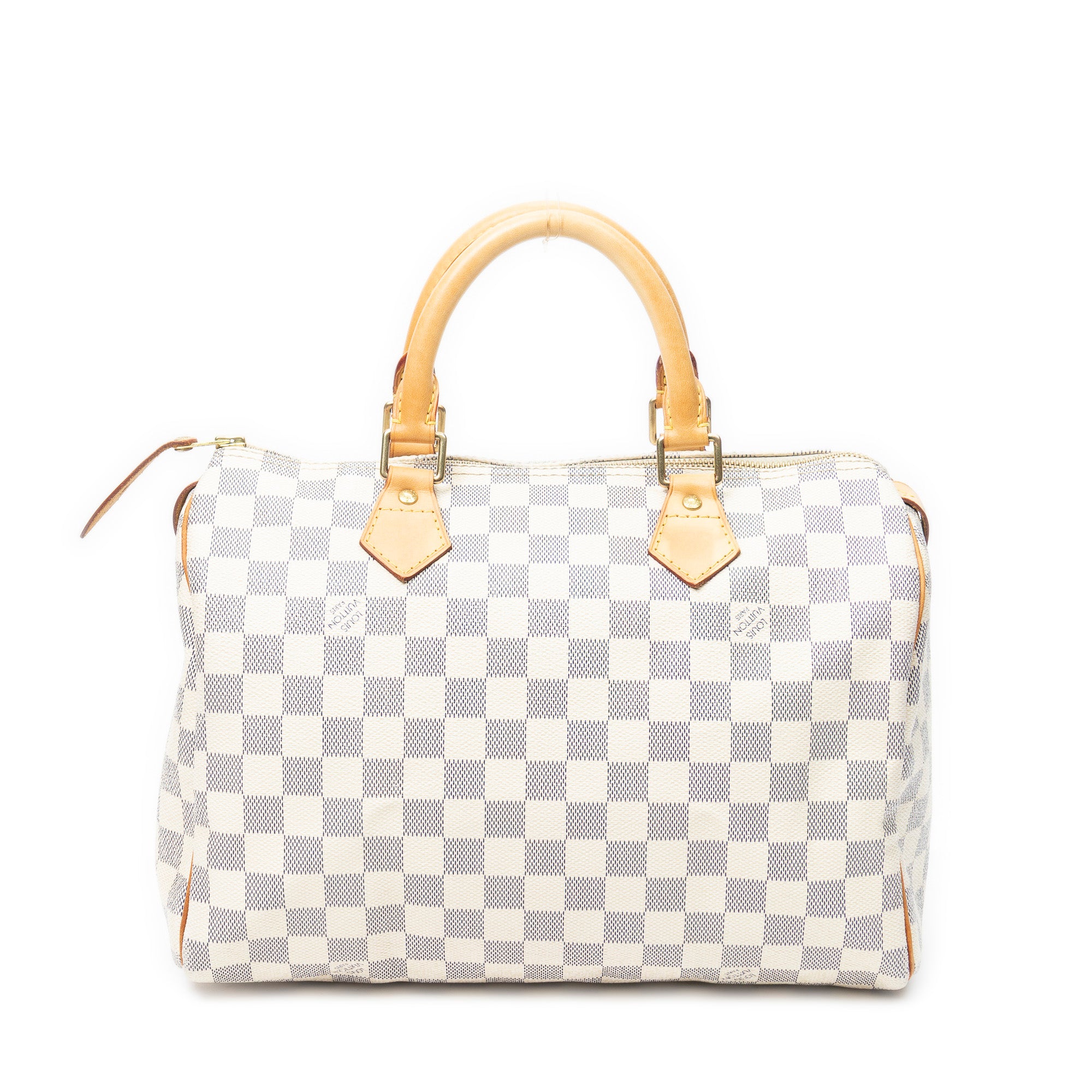 Handbag Speedy 30 Ivory Damier Azur
