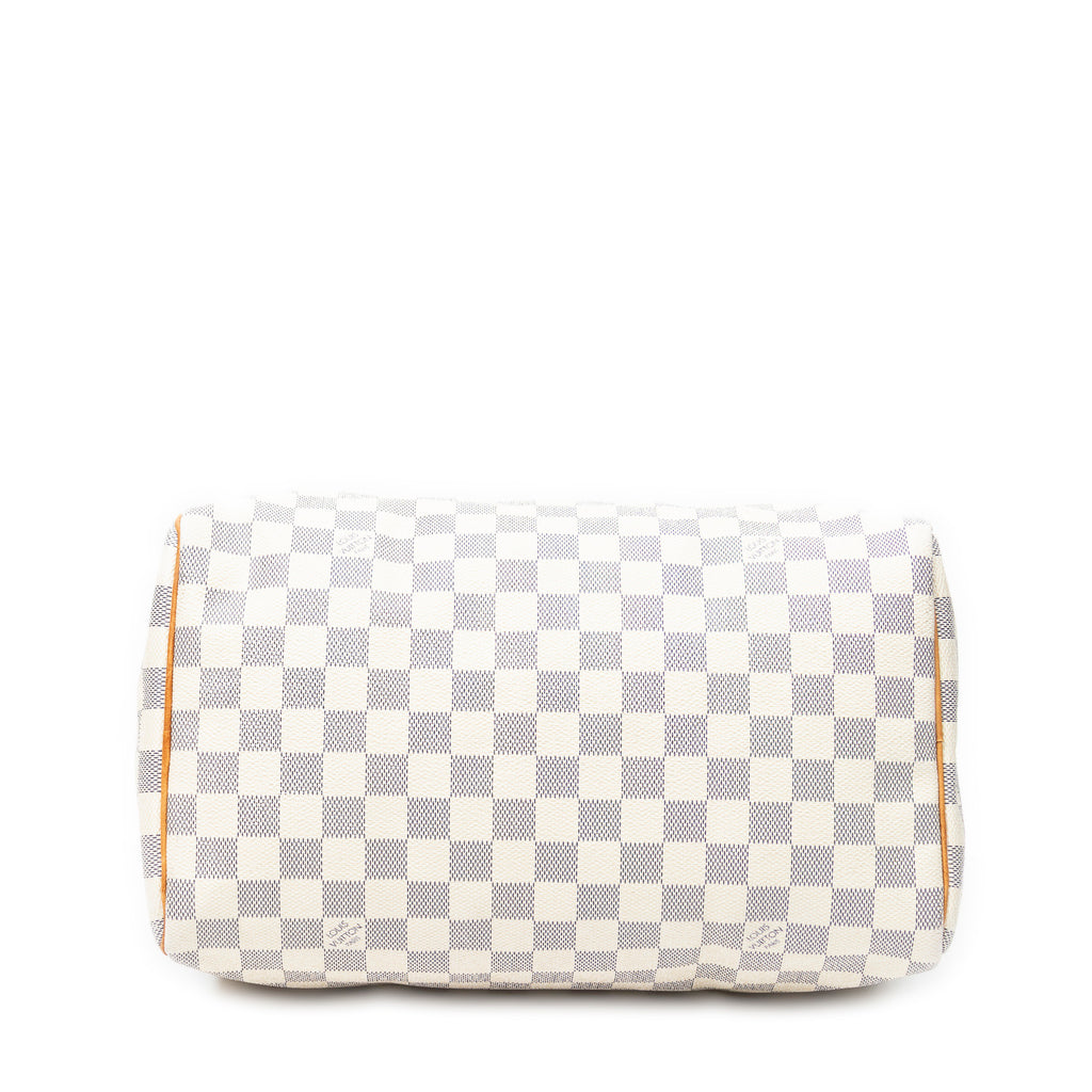 Handbag Speedy 30 Ivory Damier Azur