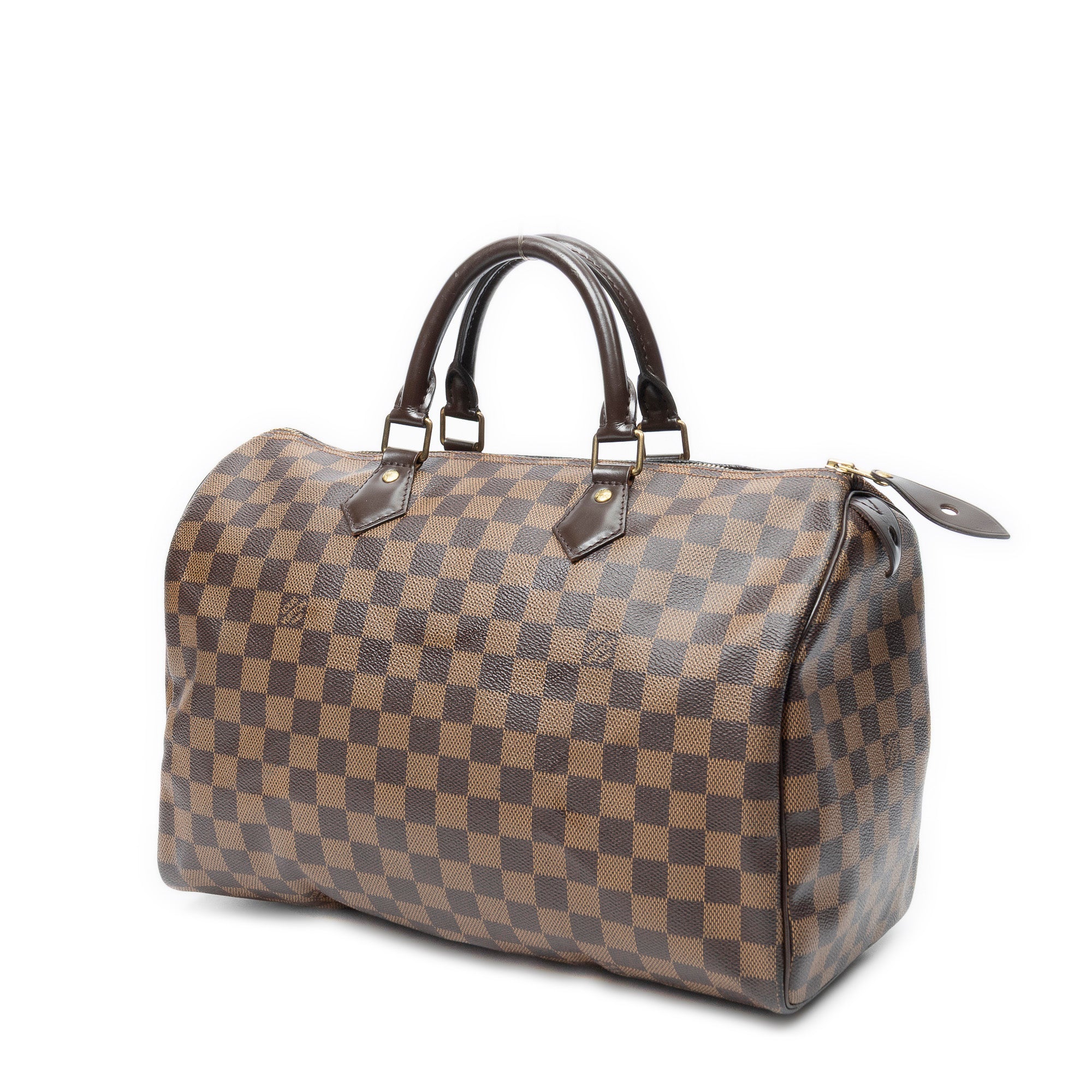 Handbag Speedy 35 Brown Damier Ebene