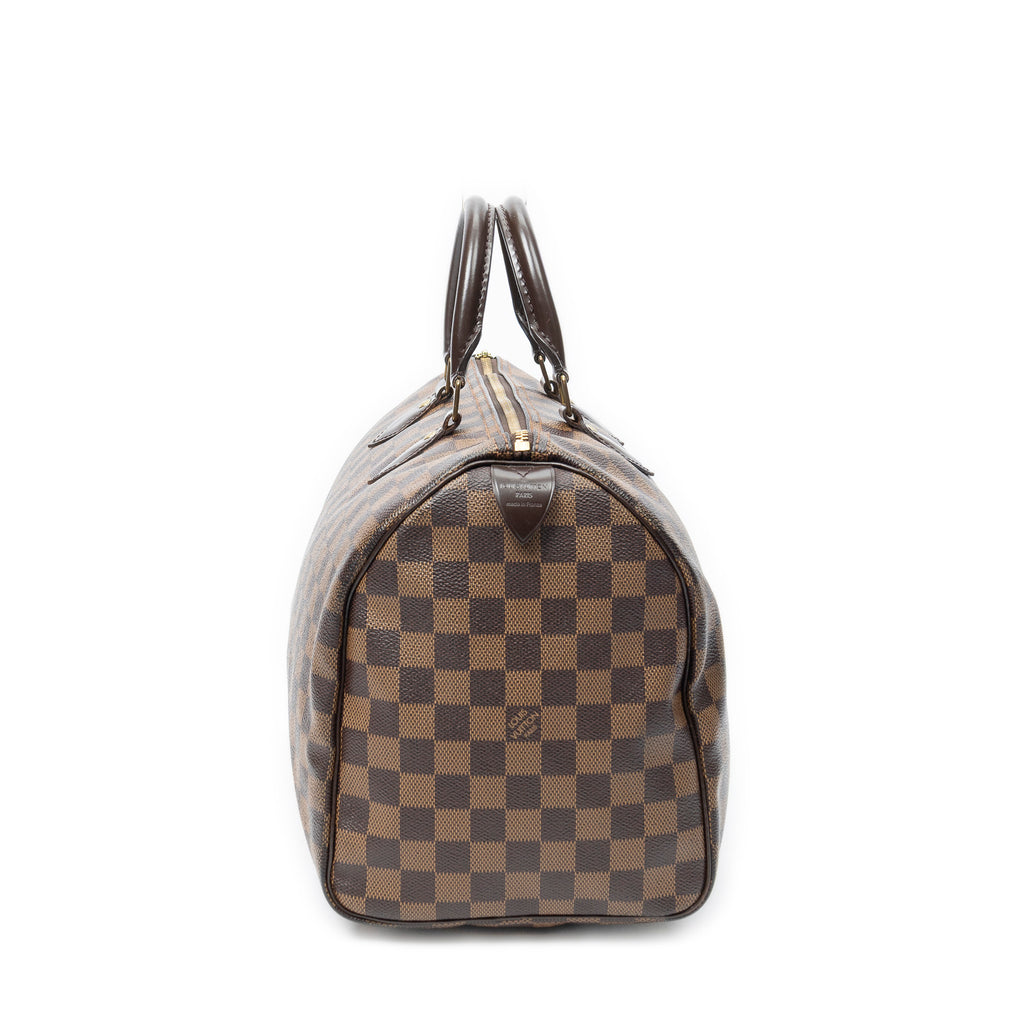 Handbag Speedy 35 Brown Damier Ebene