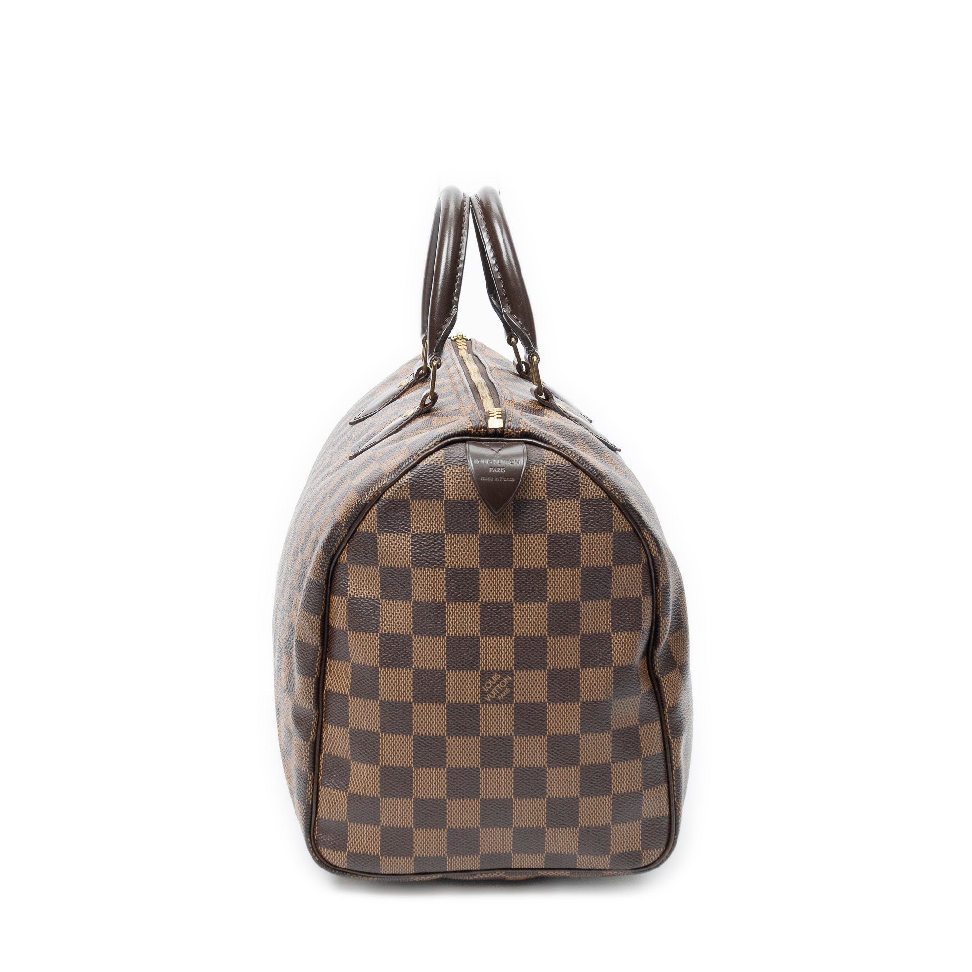Handbag Speedy 35 Brown Damier Ebene