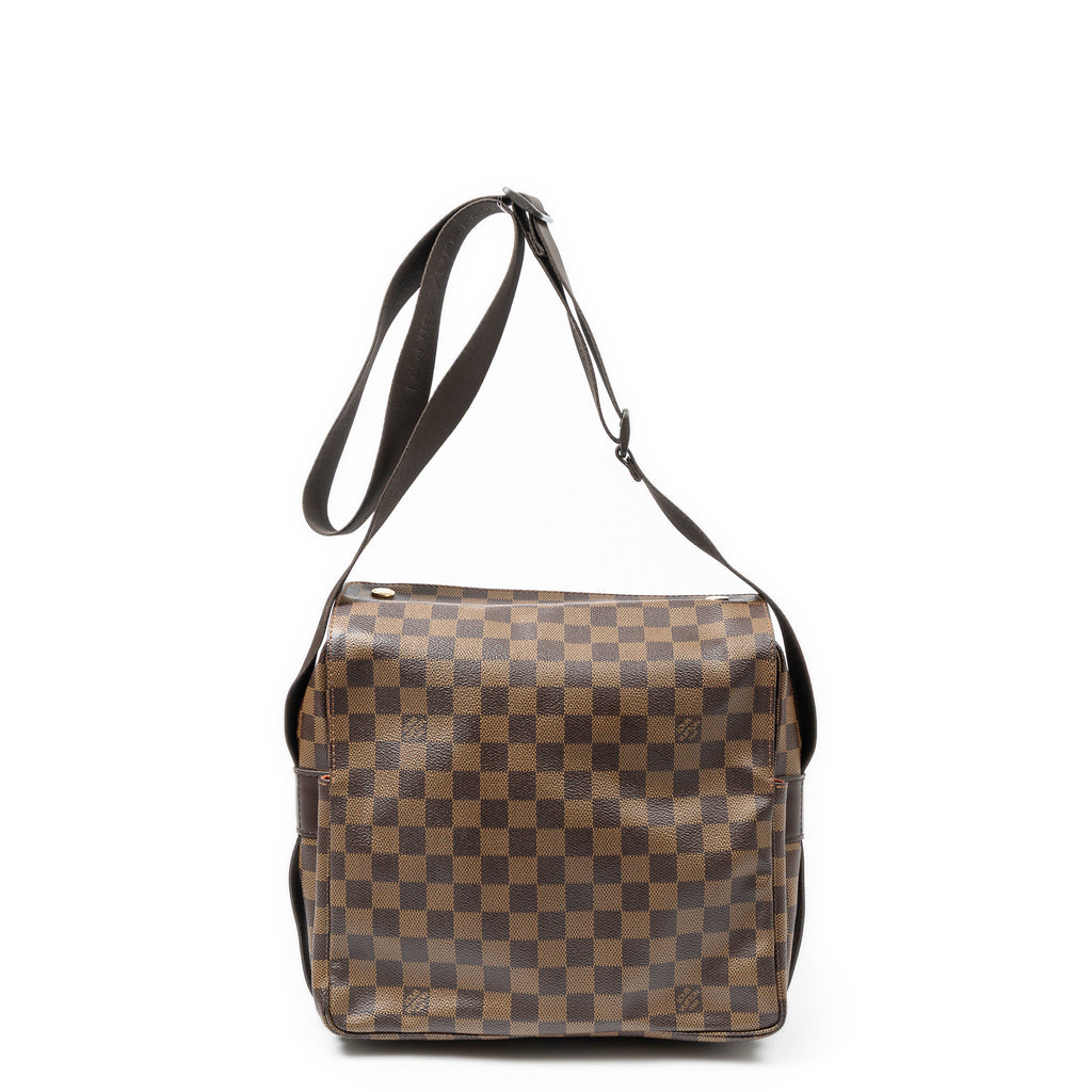 Shoulder Bag Naviglio Brown Damier Ebene