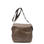 Shoulder Bag Naviglio Brown Damier Ebene