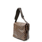 Shoulder Bag Naviglio Brown Damier Ebene
