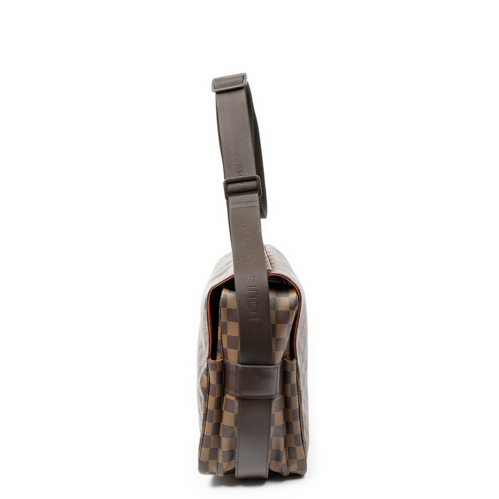 Shoulder Bag Naviglio Brown Damier Ebene