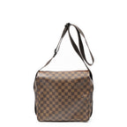 Shoulder Bag Naviglio Brown Damier Ebene