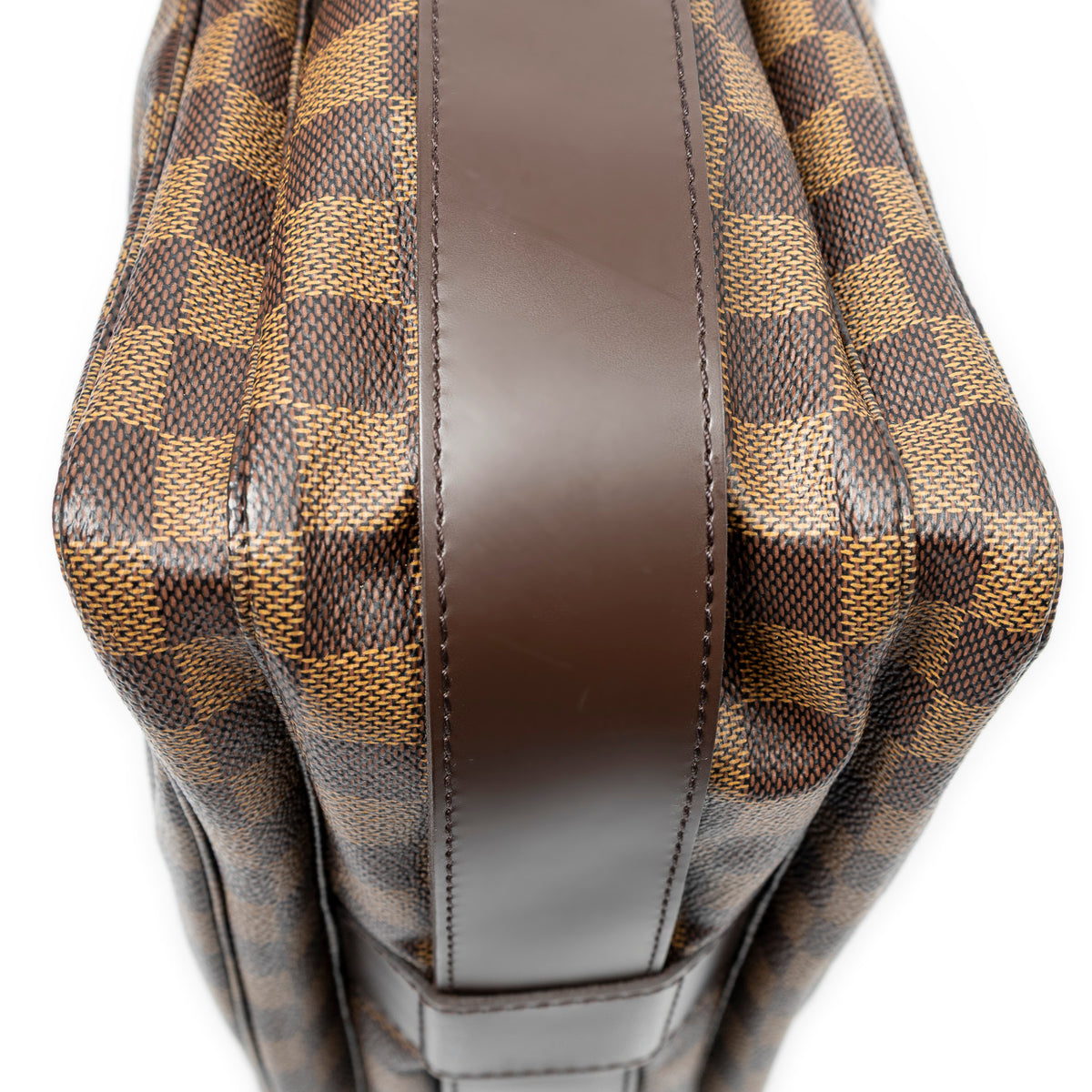 Shoulder Bag Naviglio Brown Damier Ebene