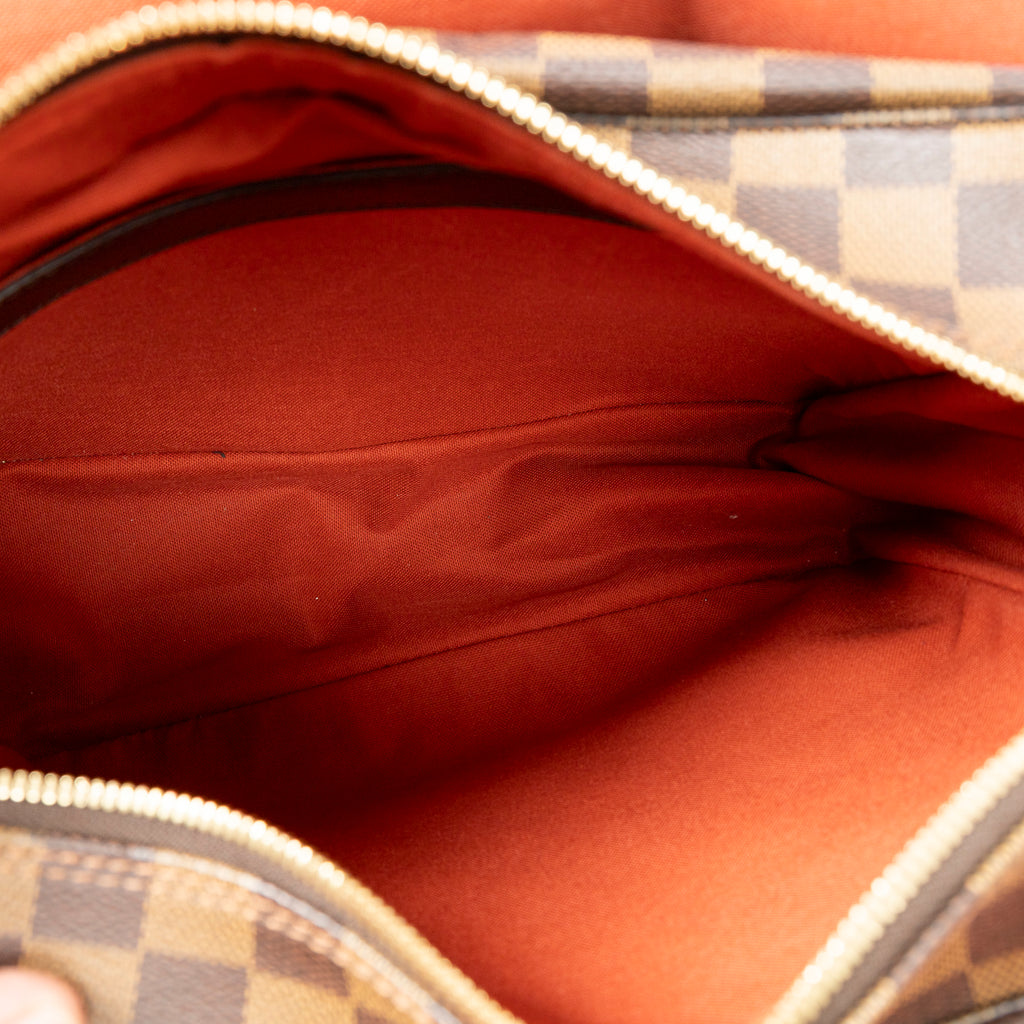 Shoulder Bag Naviglio Brown Damier Ebene