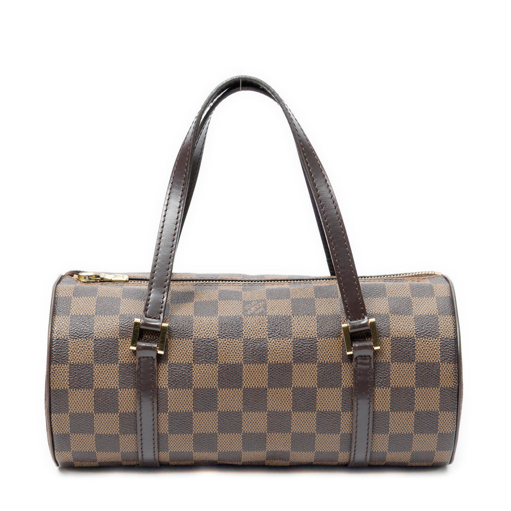 Handbag Papillon 26 Brown Damier Ebene