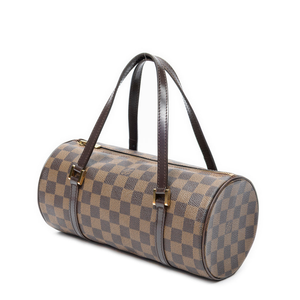 Handbag Papillon 26 Brown Damier Ebene
