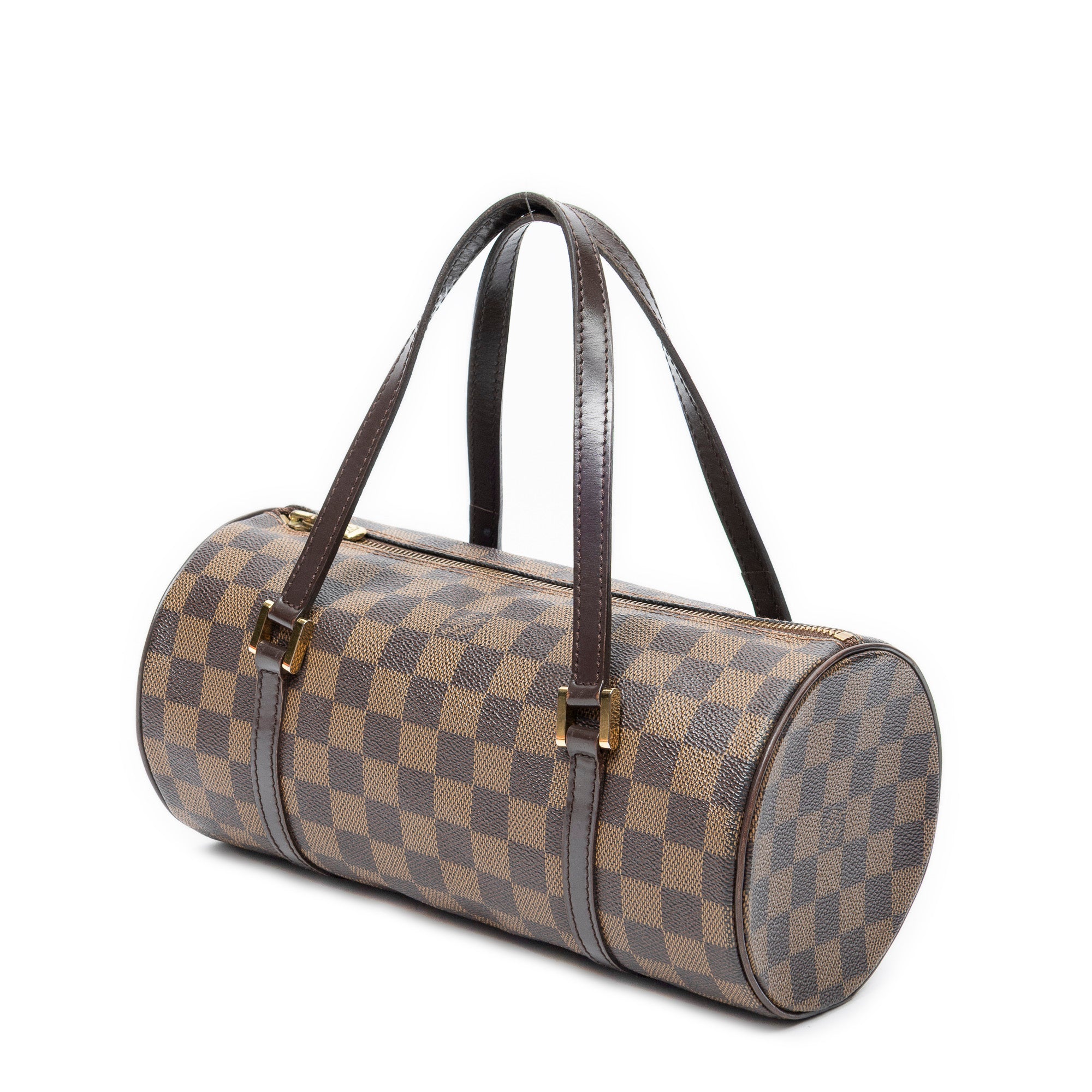 Handbag Papillon 26 Brown Damier Ebene