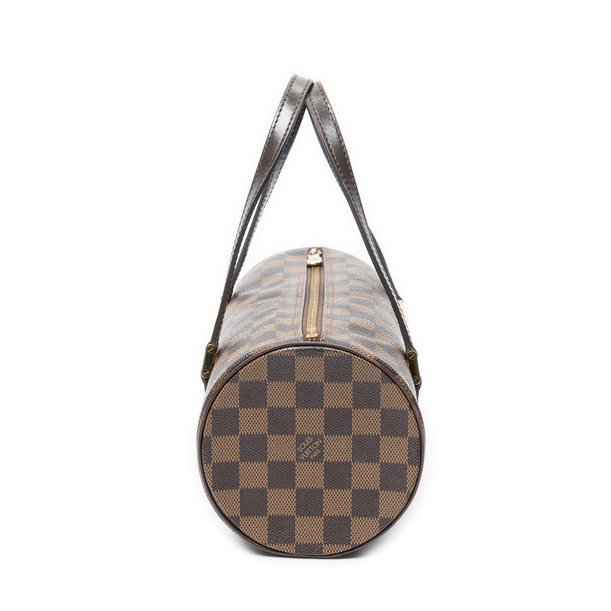 Handbag Papillon 26 Brown Damier Ebene