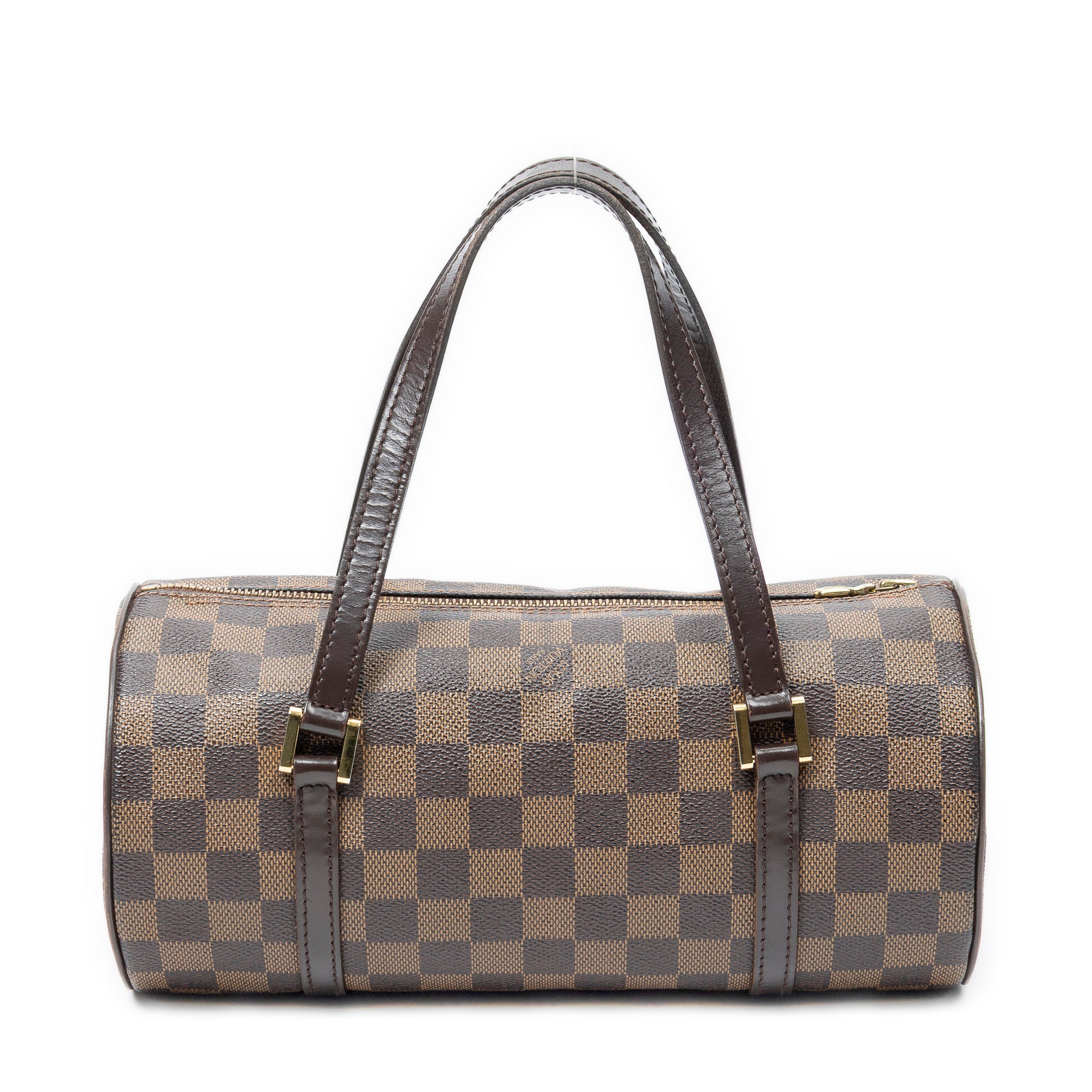Handbag Papillon 26 Brown Damier Ebene