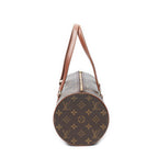 Handbag Papillon 30 Brown Monogram Canvas