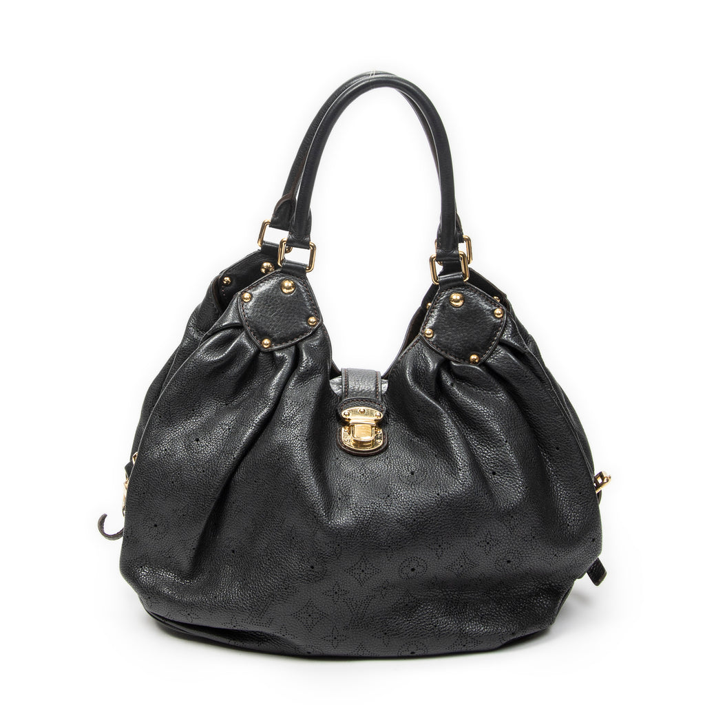 Shoulder Bag L Hobo Black Mahina Leather