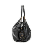 Shoulder Bag L Hobo Black Mahina Leather