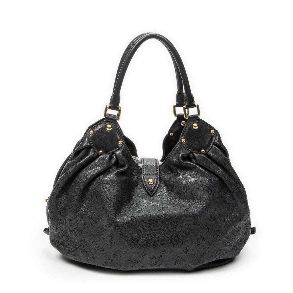 Shoulder Bag L Hobo Black Mahina Leather