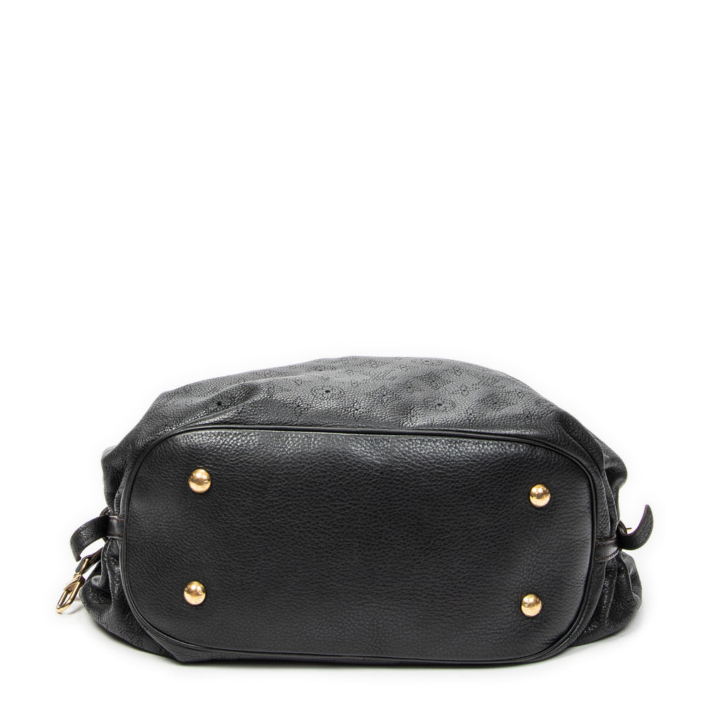 Shoulder Bag L Hobo Black Mahina Leather